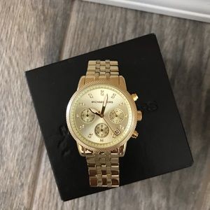 Michael Kors Gold-Tone Watch MK5676